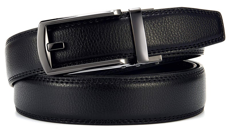 CHAOREN Mens Dress Belt - Ratchet Belt Leather 1 1/4" Comfort Click - Perfect Companion to Mens Dress Shoes - Image 5